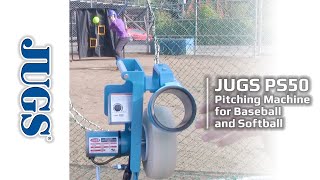 JUGS PS50 BaseballSoftball Pitching Machine  JUGS Sports [upl. by Nneb]