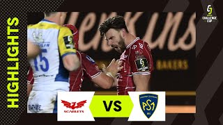 Highlights  Scarlets v ASM Clermont Auvergne Quarterfinal  EPCR Challenge Cup 202223 [upl. by Ahsita]