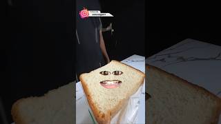 Bread Pizza 🤣  shorts shortsvideo funny [upl. by Mw61]