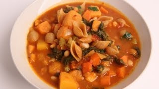 Winter Minestrone Soup Recipe  Laura Vitale  Laura in the Kitchen Episode 332 [upl. by Nwahsad122]