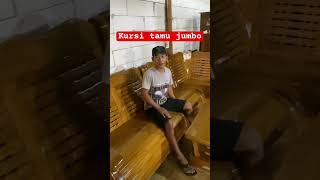 Kursi tamu jumbo kayu jati asli free ongkir COD bolo wa083830208620 [upl. by Dorie532]