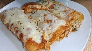 CÓMO HACER CANELONES DE POLLO EN SARTÉN  CANELONES DE POLLO SIN HORNO [upl. by Seena]