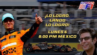 ¡Lo logró Lando lo logró  Post GP de Miami [upl. by Anaek]