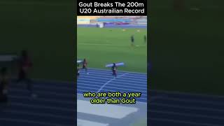 16 Year Old Gout Gout Breaks Australian U18 200m Record  The Next Usain Bolt [upl. by Lehman]