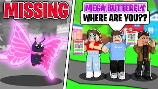 Our MEGA NEON BUTTERFLY Went MISSING We Had To SAVE HIM Roblox Adopt Me [upl. by Hahnke]