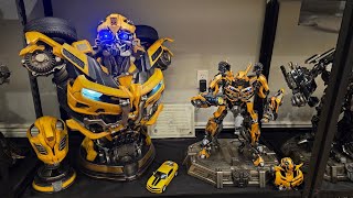 Queen Studios Transformers DOTM Bumblebee Life Size Bust Review [upl. by Fredi306]