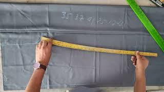 37 कमर की पैंट कटाई कैसे करें।।how to cut pant in 37 size [upl. by Htebharas78]