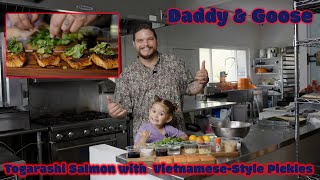 Food Network Chef Ippy Aiona Recipe for Togarashi Salmon with VietnameseStyle Pickles [upl. by Atiken]