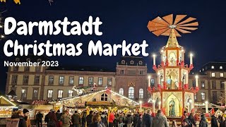 Darmstadt Christmas Market 20232024 Virtual Tour [upl. by Kimberley]