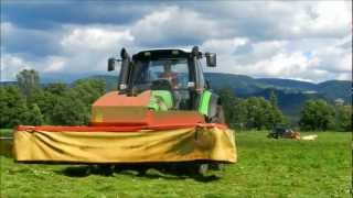 Deutz Fahr with Big Mower Vicon [upl. by Yramliw]