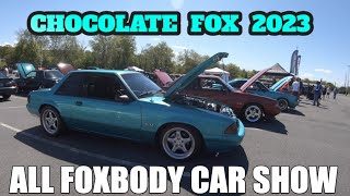 Chocolate Fox 2023 FOXBODY CAR SHOW FULL COVERAGE [upl. by Habeh]