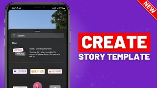 How To Create Instagram Story Template 2024 [upl. by Combe]