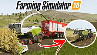 Making Bales With New Claas ComboFarming Simulator 20 Timelapse GameplayFs20 [upl. by Aelegna236]