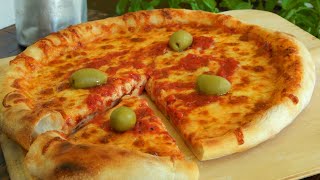 Masa de Pizza Casera SIN AMASAR  Estilo Napolitana  CUKit [upl. by Grevera]