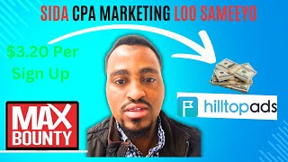 Sida Online Lacag looga sameeyo 2024  Sidee CPA Marketing Loo Sameeyo  Xayaysiin lacag ah [upl. by Chuah543]