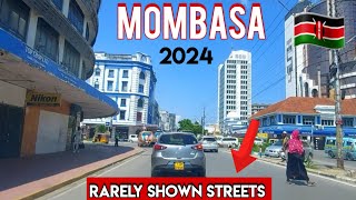 MOMBASA CITY IN 2024Rarely Shown Streets [upl. by Calvano]