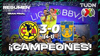 HIGHLIGHTS  América 3 41 0 Tigres  AP2023  Final VUELTA  TUDN [upl. by Claretta746]