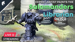 Painting Metallic Salamanders  Librarian in Terminator Armor [upl. by Reed]