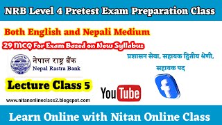 NRB Level 4 Pretest Exam Preparation Class Lecture Class 5 [upl. by Auston]