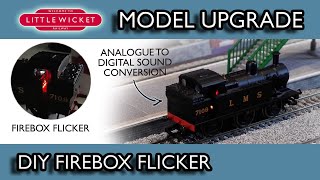 🔥 DIY Firebox Flicker 🔥 in a Hornby Jinty plus DCC Sound Conversion [upl. by Hillie]