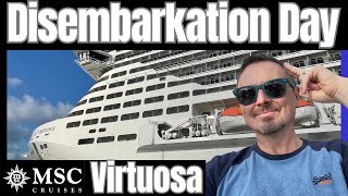 4 Nights on MSC Virtuosa Day 5 Disembarkation Day [upl. by Paula598]