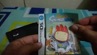 Unboxing  NDS Super Scribblenauts  PTBR [upl. by Eelarual]