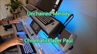 Unchained Melody  Organ amp keyboard chromatic [upl. by Nauh]