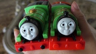 Thomas amp Friends Unboxing the New Redesigned Trackmaster Percy [upl. by Ultann]