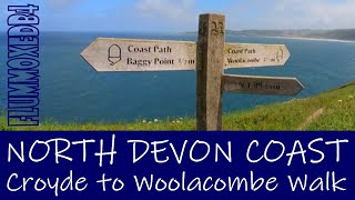 Croyde Bay to Woolacombe a North Devon Coast Walk [upl. by Xavler]