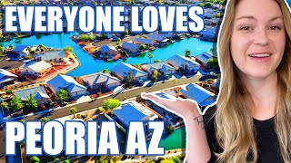 Why EVERYONE Is Moving to Peoria Arizona  Living in Peoria Arizona Tour  Phoenix Arizona Suburb [upl. by Ylac]