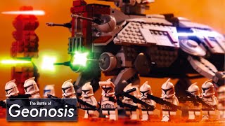 The Battle of Geonosis  Lego Star Wars Stopmotion [upl. by Coulombe]