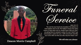 Funeral Service for Deacon Morris Campbell October 14 2023  P2 [upl. by Ilojne]