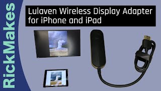 Lulaven Wireless Display Adapter for iPhone and iPad [upl. by Franny585]