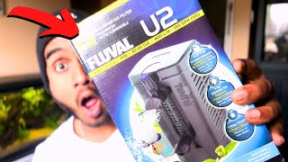 Fluval U2 Filter Unboxing  Set Up and Review [upl. by Adaline]