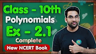 Class  10 Ex  21 Q1 Polynomials  New NCERT  CBSE  Green Board [upl. by Haidedej107]