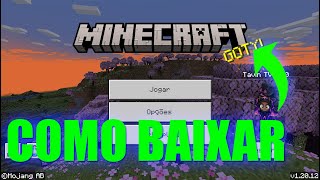 COMO BAIXAR E INSTALAR O MINECRAFT WINDOWS10 ATUALIZADO 2024 [upl. by Westland]