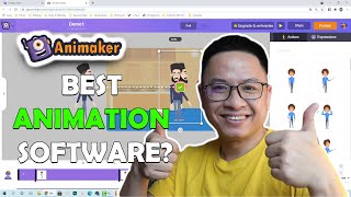 Best Animation Software for Making YouTube Videos  Animaker Review and Tutorial for Beginners [upl. by Philemol]