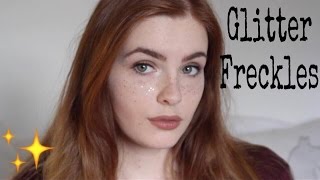 HOW I DO MY GLITTER FRECKLES [upl. by Lau]