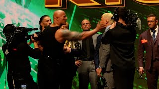 😳 THE ROCK SLAPS CODY RHODES FULL VIDEO [upl. by Nirmak397]