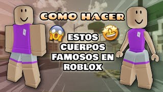 COMO HACER estos TIPOS DE CUERPO en ROBLOX🤩✌️  Estilos de cuerpos en Roblox  RexySaurio [upl. by Volnak]