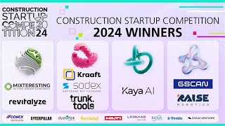 Meet the Winners  Construction Startup Competition 2024 [upl. by Atoiyanap935]