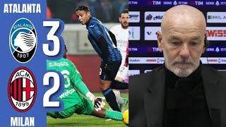 ATALANTAMILAN 32 IL TACCO DI MURIEL STENDE PIOLI SCONFITTA CHE CI FRENA ORA TESTA AL NEWCASTLE [upl. by Cirederf]