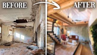 TIMELAPSE 2 YEARS  Renovating an abandoned house  Start to Finish [upl. by Ahsurej]