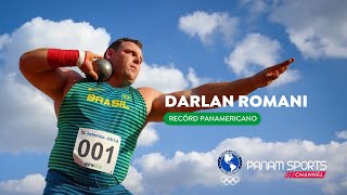 Darlan Romani  Récord Panamericano en Lanzamiento de Bala PanamSports shotputthrow [upl. by Ardeed615]