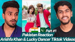 Pakistan reaction on  Arishfa Khan and Lucky Dancer Latest Tiktok Videos  Hashmi Reactions [upl. by Einnaj]