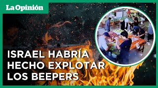 Localizadores “beeper” explotan en Líbano 9 muertos y cerca de 3000 heridos  La Opinión [upl. by Alamap]