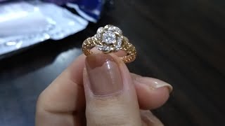 Caratlane diamond ring unboxing [upl. by Vas]