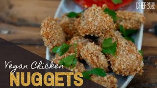 How to make Chicken Nuggets At Home  Plantbased and Vegan Recipe [upl. by Acalia]