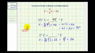 Ex Convert Temperature from Celsius to Fahrenheit [upl. by Ogdan763]