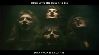 Queen  Bohemian Rhapsody Lyrics In Spanish amp English  Letras en Inglés y en Español [upl. by Nerdna389]